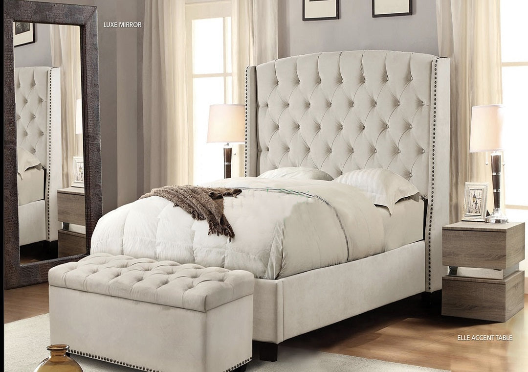 Valentine Wingback Upholstered Bed Frame – Clifton Beds