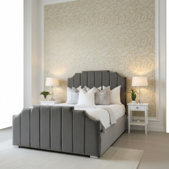 Darcie Deco Panel Bed Frame Bespoke Range