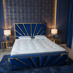 Fate Art Deco gold strip Bed Frame Bespoke Range