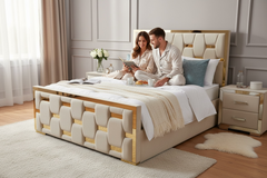 Lili Strip Bespoke Bed