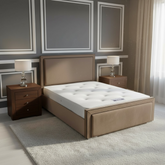 Archie Panel Upholstered Sleigh Bed Frame