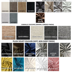 Variety of material stuffs of Alexia Wingback Bed Frame