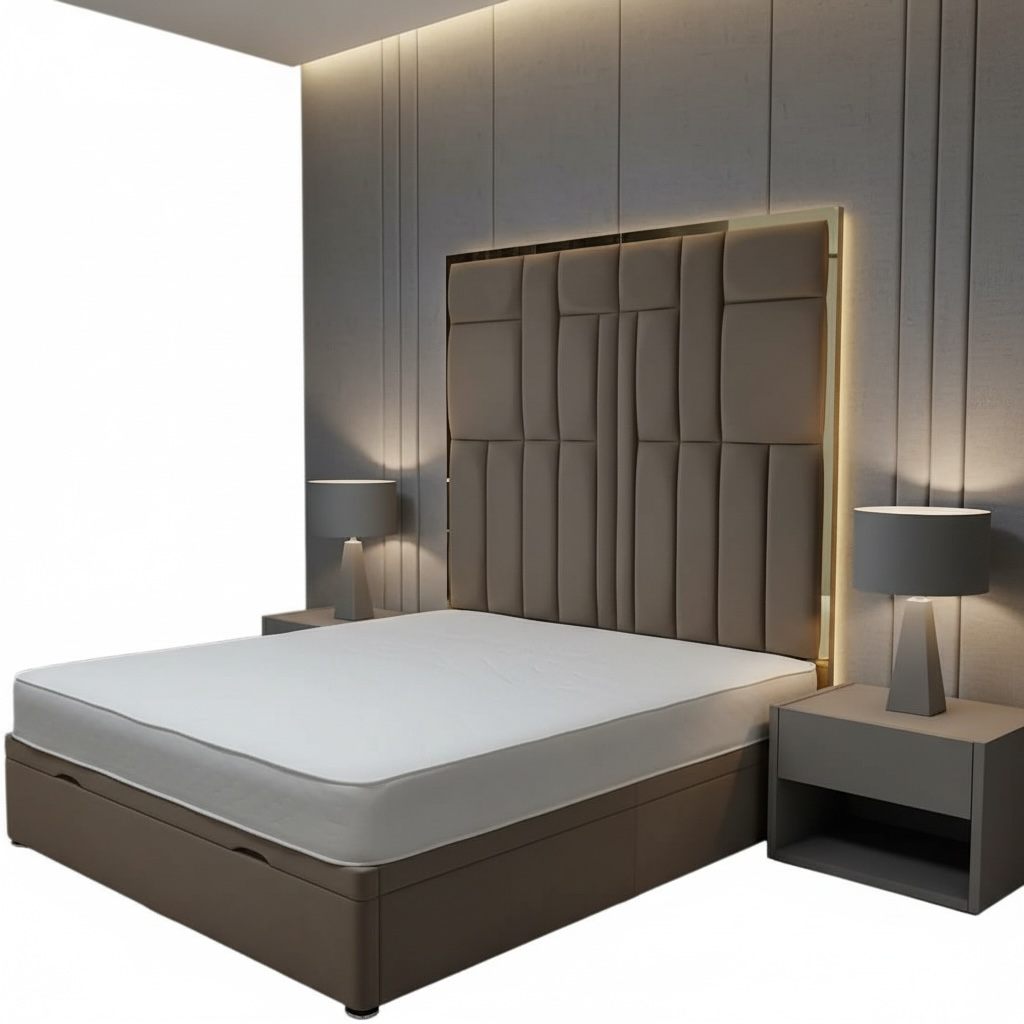 Louis Deluxe Gold Strip Bed