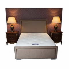 Archie Panel Upholstered Sleigh Bed Frame