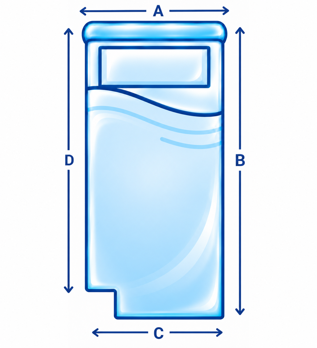 Narrow Left Cut Out Campervan Mattress – Clifton Beds