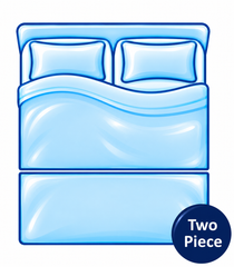 Two Piece Campervan Mattress – Clifton Beds