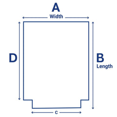 Rectangular Cut Out Corners